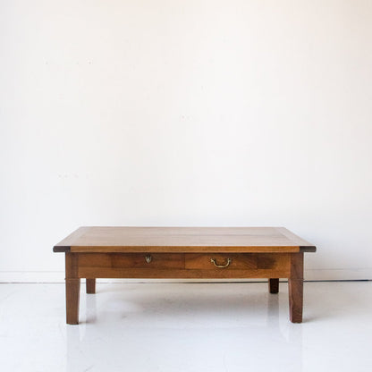 Walnut Coffee Table with Hidden Caches