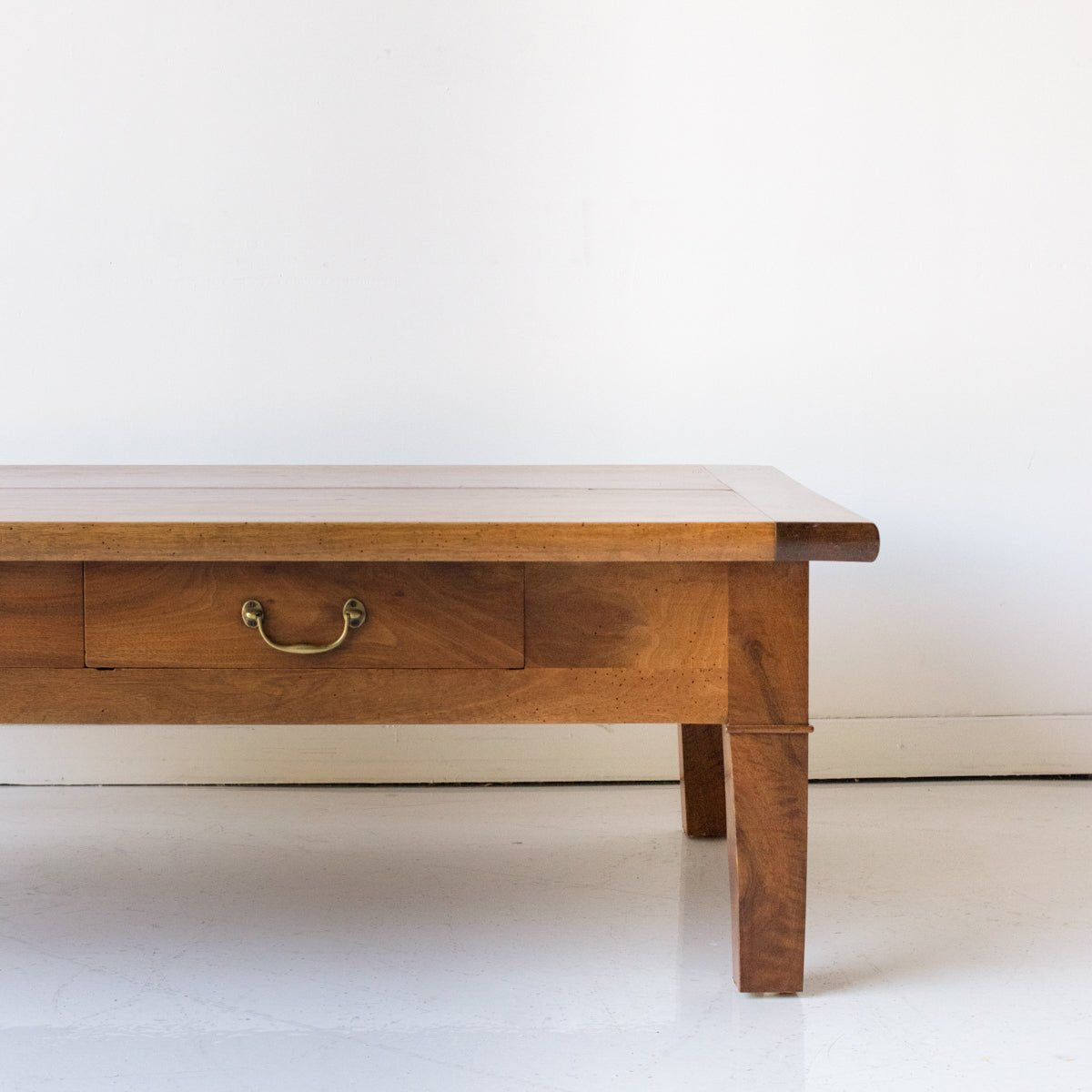 Walnut Coffee Table with Hidden Caches