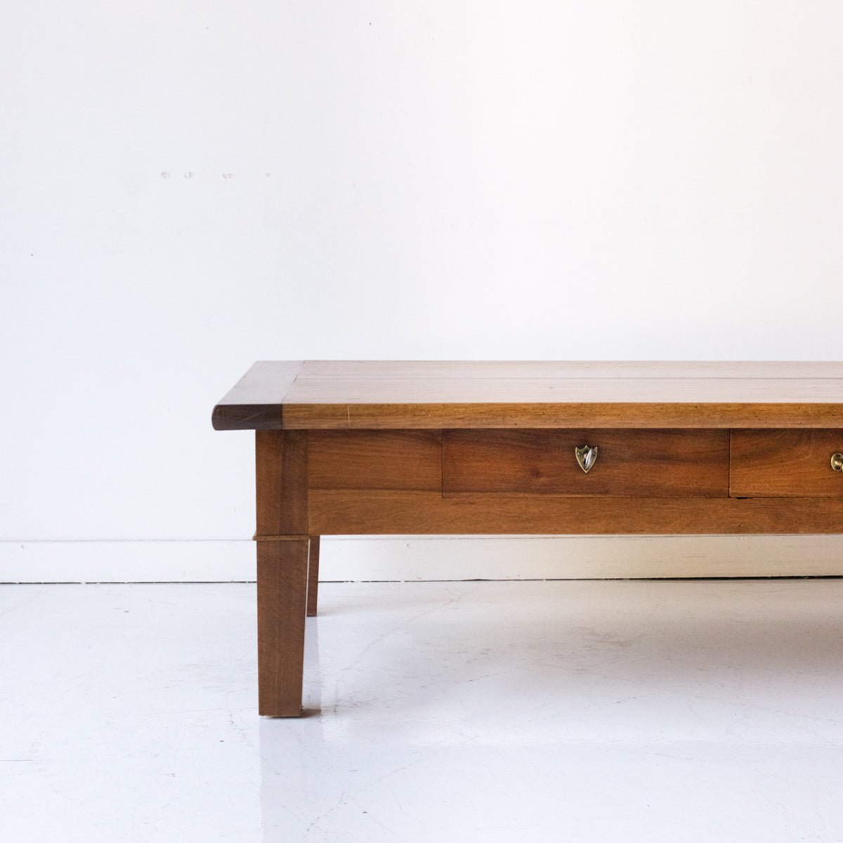 Walnut Coffee Table with Hidden Caches